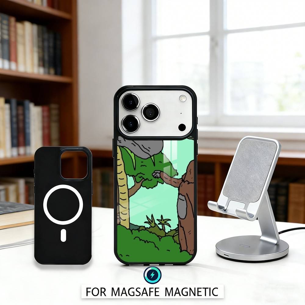 

T-TBLS S-Sassy The S-Sasquatch Phone Case For iPhone 17,16,15,14,13,12,Pro,Max For Magsafe Magnetic Wireless Charging iphone16e