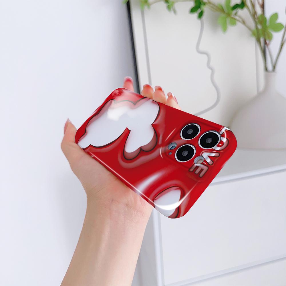 Etui na telefon z filmem all-inclusive, kreskówkowy modny design, twarda skorupa, pełne pokrycie, etui z ochroną aparatu dla Samsunga Xiaomi Poco Redmi Infinix Tecno