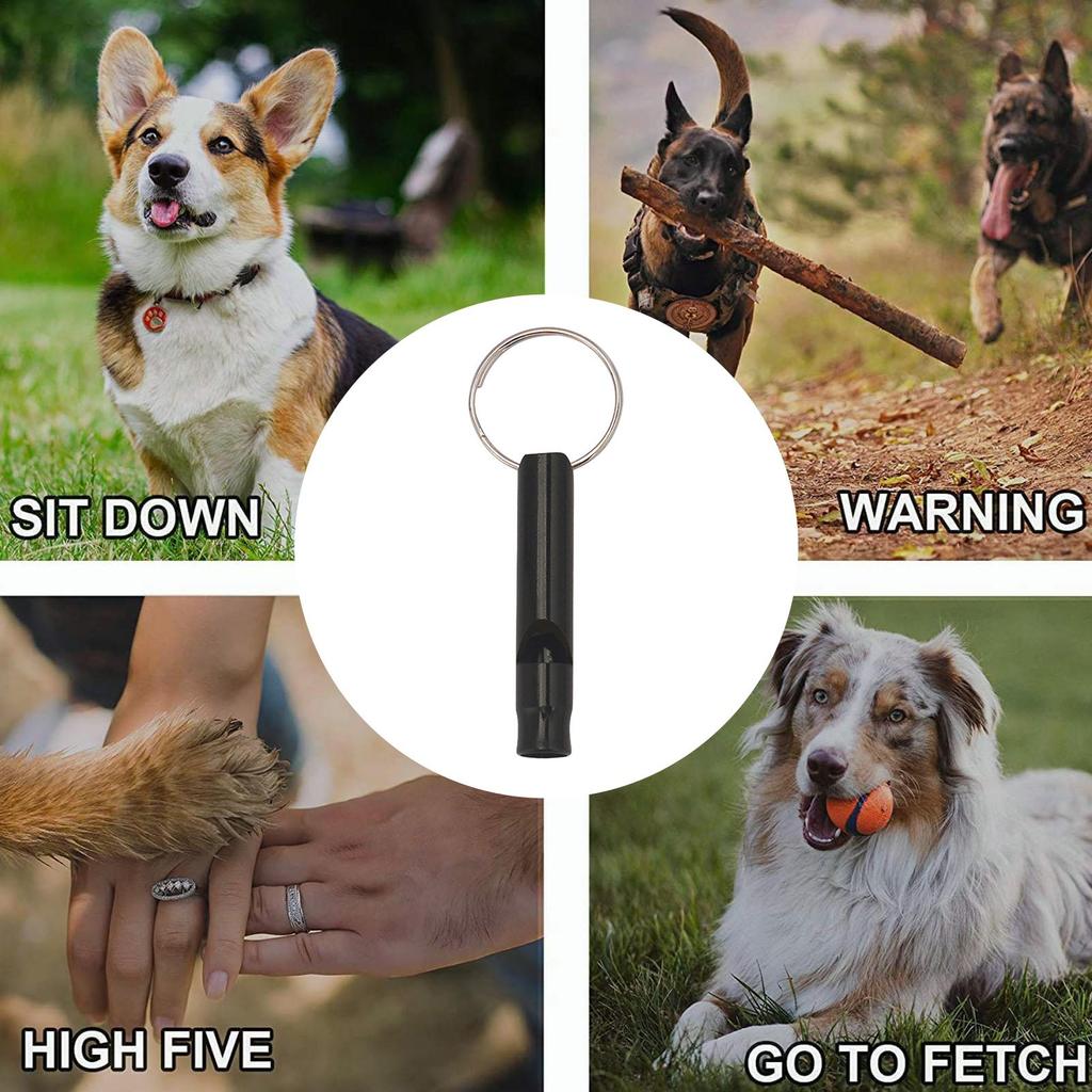 Dog Training Whistle Aluminum Alloy High Frequency Dog Recall Whistle Portable Dog Training Tools Dog Training Behavior Aids