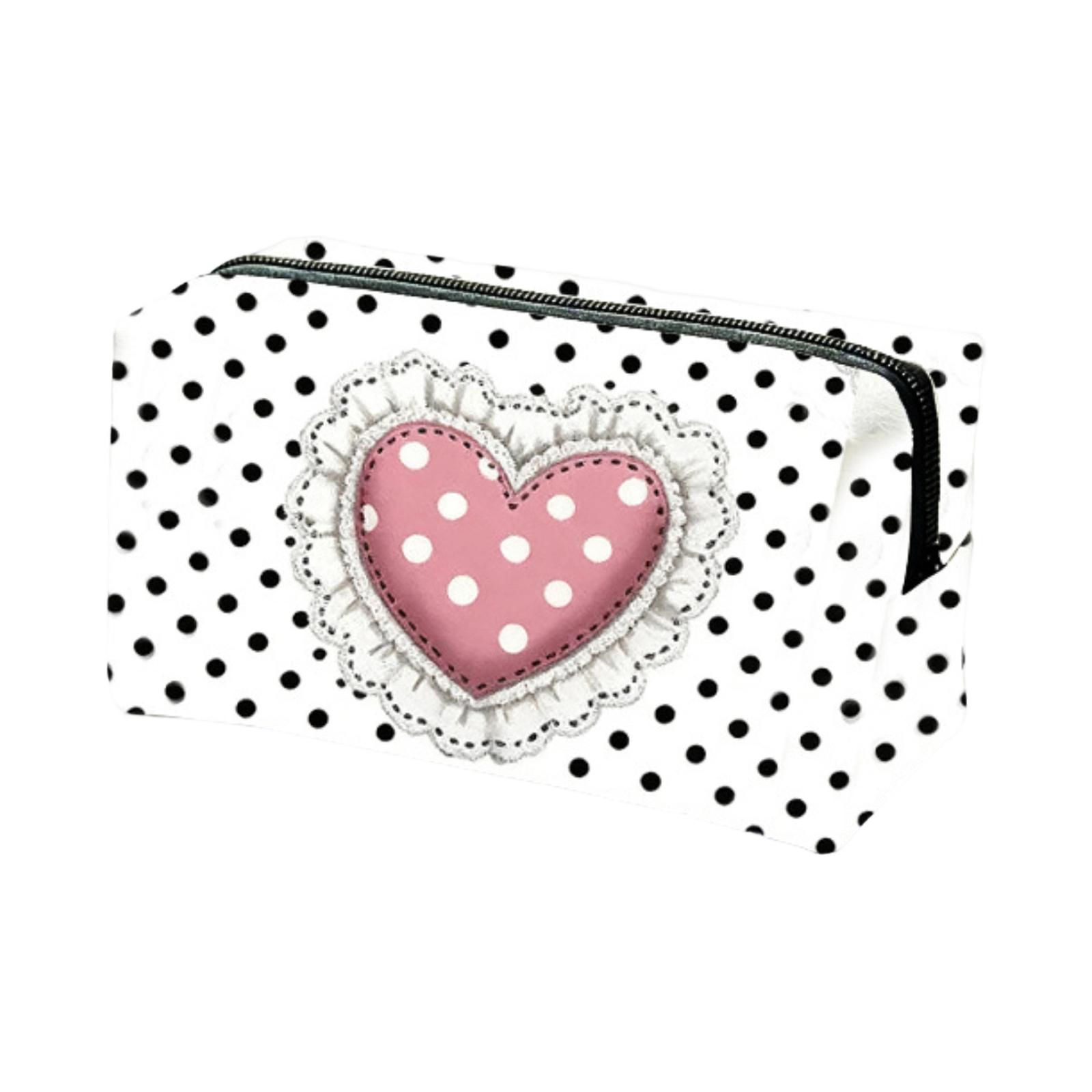 

Valentine s Day Series Square Makeup Bag For Women, Large Capacity Storage Bag One Size
