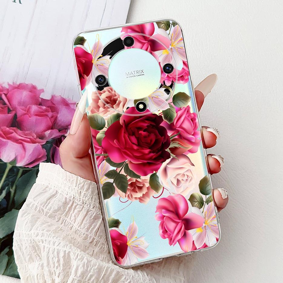 Für Honor Magic6 Lite Hülle HonorX9B ALI-NX1 Coole Drachenbemalte Abdeckung Weiche Silikonhülle Für Honor X9B Magic 6 Lite Fundas Coque