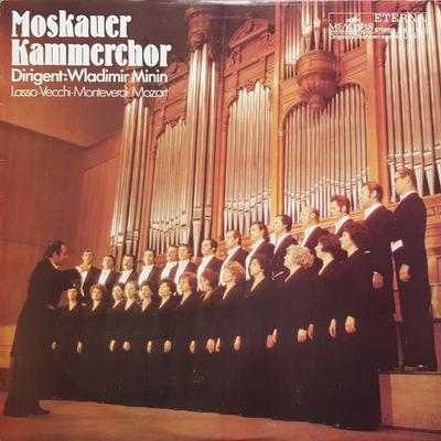 LP Record MOSKAUER KAMMERCHOR DIRIGENT WLAD Lasso Vecchi Monteverdi Mozar 826962 Melodia Eterna 1977 Germany Classical Used