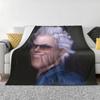 Vergil From The Devil May Cry Series Blanket Warm Flannel Throw Blanket Bedspread for Bed Living room Picnic Travel Home Sofa