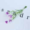 Small Fresh Simulation Starry Fork Handmade Diy Hairpin Flower Garland Headdress Decorative Accessories Artificial Plastic Flower Strings