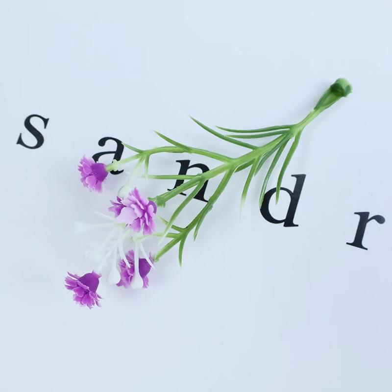 Small Fresh Simulation Starry Fork Handmade Diy Hairpin Flower Garland Headdress Decorative Accessories Artificial Plastic Flower Strings