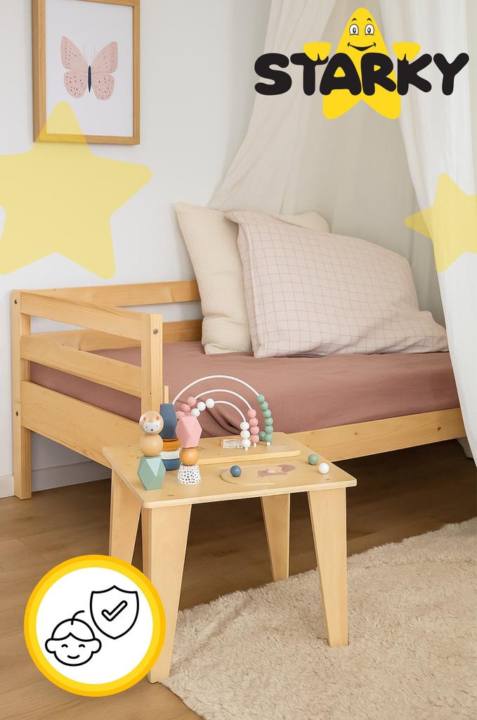 Multifunctional wooden Montessori manipulative educational table, fox