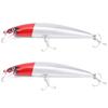 2PCS Sinking Minnow Lure Tongue Plate Artificial Simulation Lifelike Bait Fishing Tackle5#