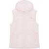 Solid Color Logo Hooded Zip Vest Women Vests Light-Pink NV5VR32B