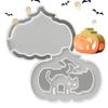 Halloween Pumpkin Cat Lamp Silicone Mold Silicone Halloween Pumpkin Jar Casting Molds Ornaments Hollow Pumpkin Lamp Mold
