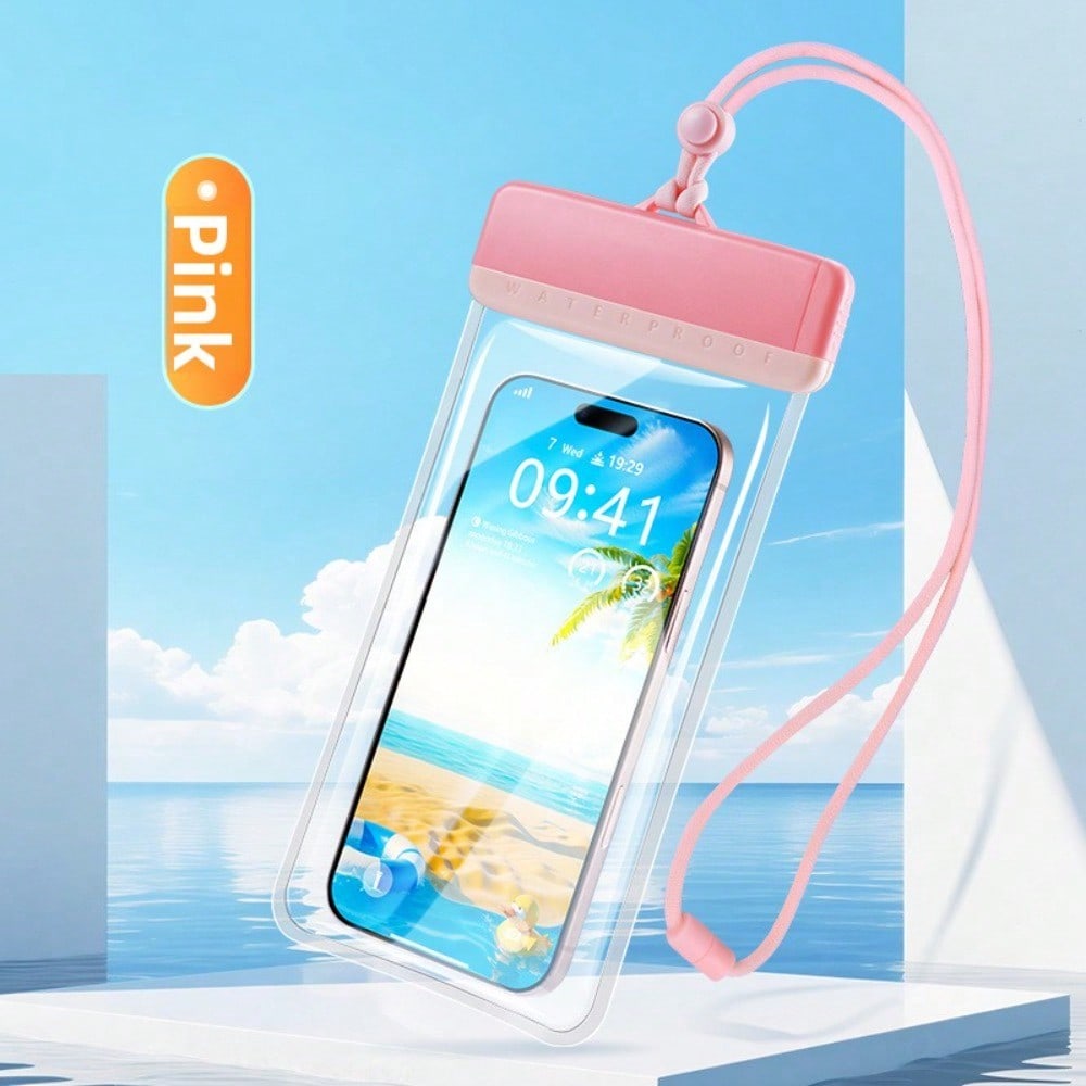 Mobile Phone Waterproof Bag Can Touch The Screen To Take Pictures, Transparent Sealing Cover