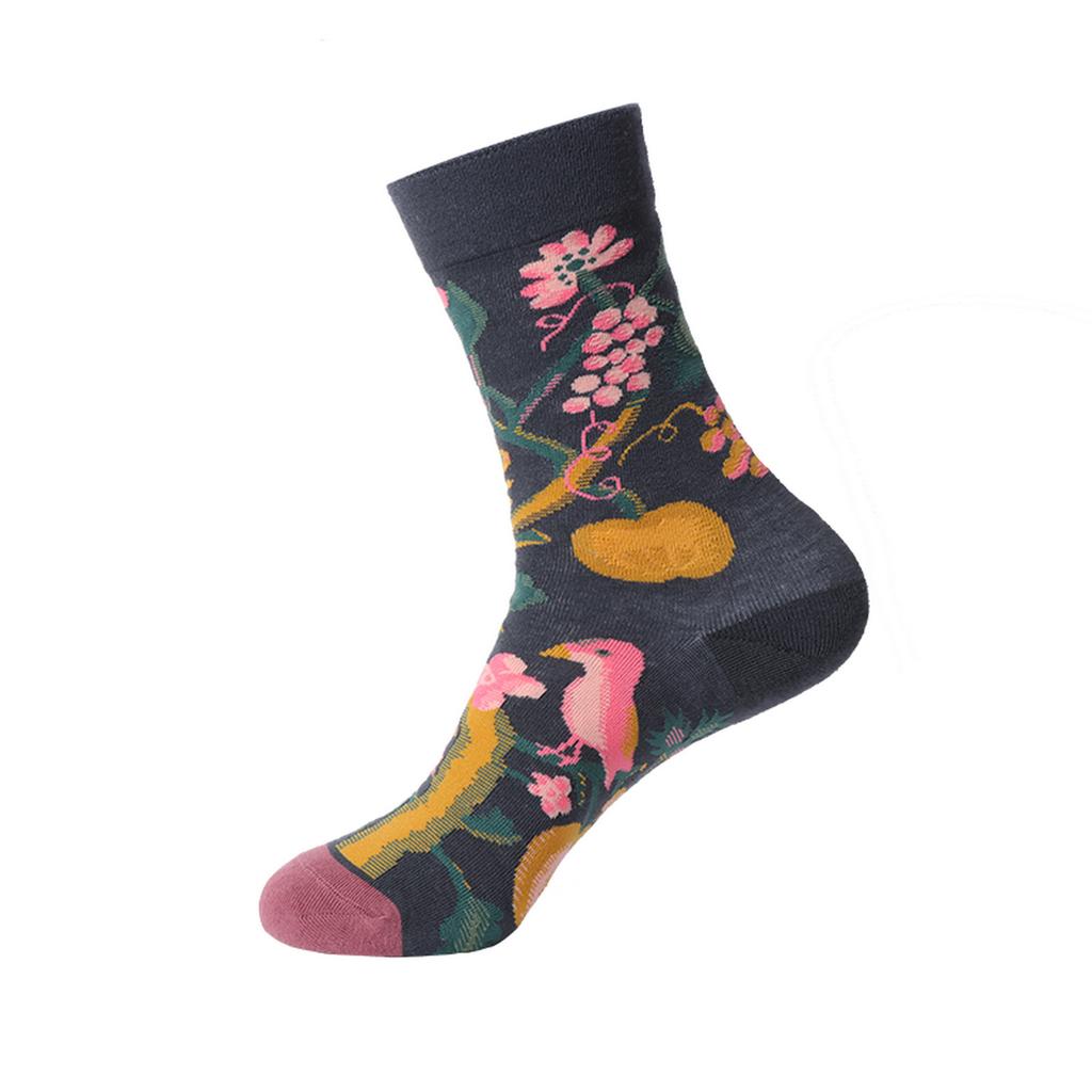 Hot Selling Colorful Funny Novelty Socks Men Women's Art Painting Printing Crew Socks Autumn and Winter Cotton Sports Socks