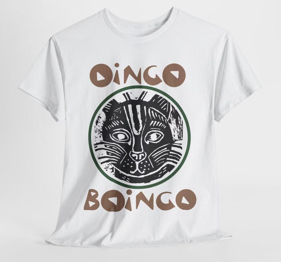 S252 - Oingo Boingo band t shirt new wave 80s Unisex Heavy Cotton Tee Unisex T-Shirt S