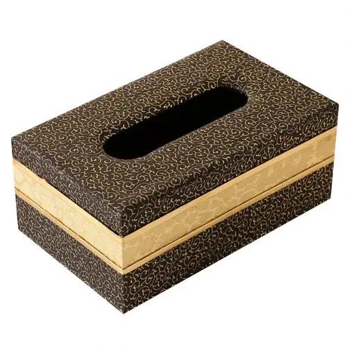 Faux Leather Home Car Tissue Box Storage Case Hotel Restaurant Paper Holder Car Organizer Decoration Tools Office Home Decoratio