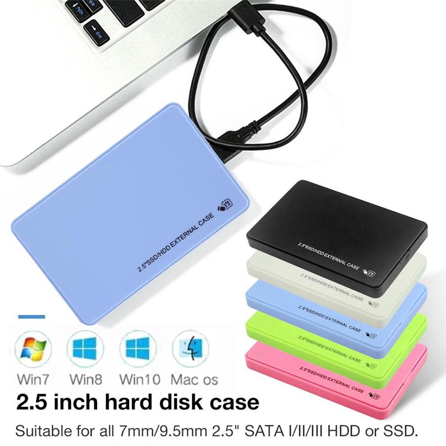 Newest 2.5 Inch Hard Drive Enclosure Usb 3.0 To Sata I / Ii / Iii Tool-free External Hard Drive Enclosure 2.5 Inch Ssd Hdd