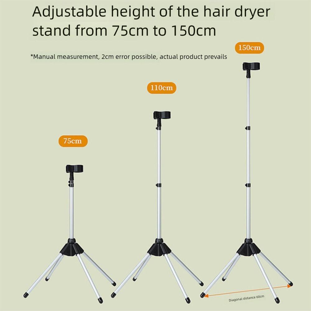 Adjustable Height Vertical Hair Dryer Holder Telescopic Universal Hairdryer Storage Rack Pet