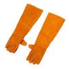 1 Pair Dog Training Gloves Split Leather Anti Scratch Bite Proof Gloves for Veterinarians Zookeepers Pet Shop