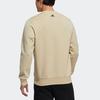 Sweatshirts Men's Light Yellow Crew Neck Moderate Regular H39331