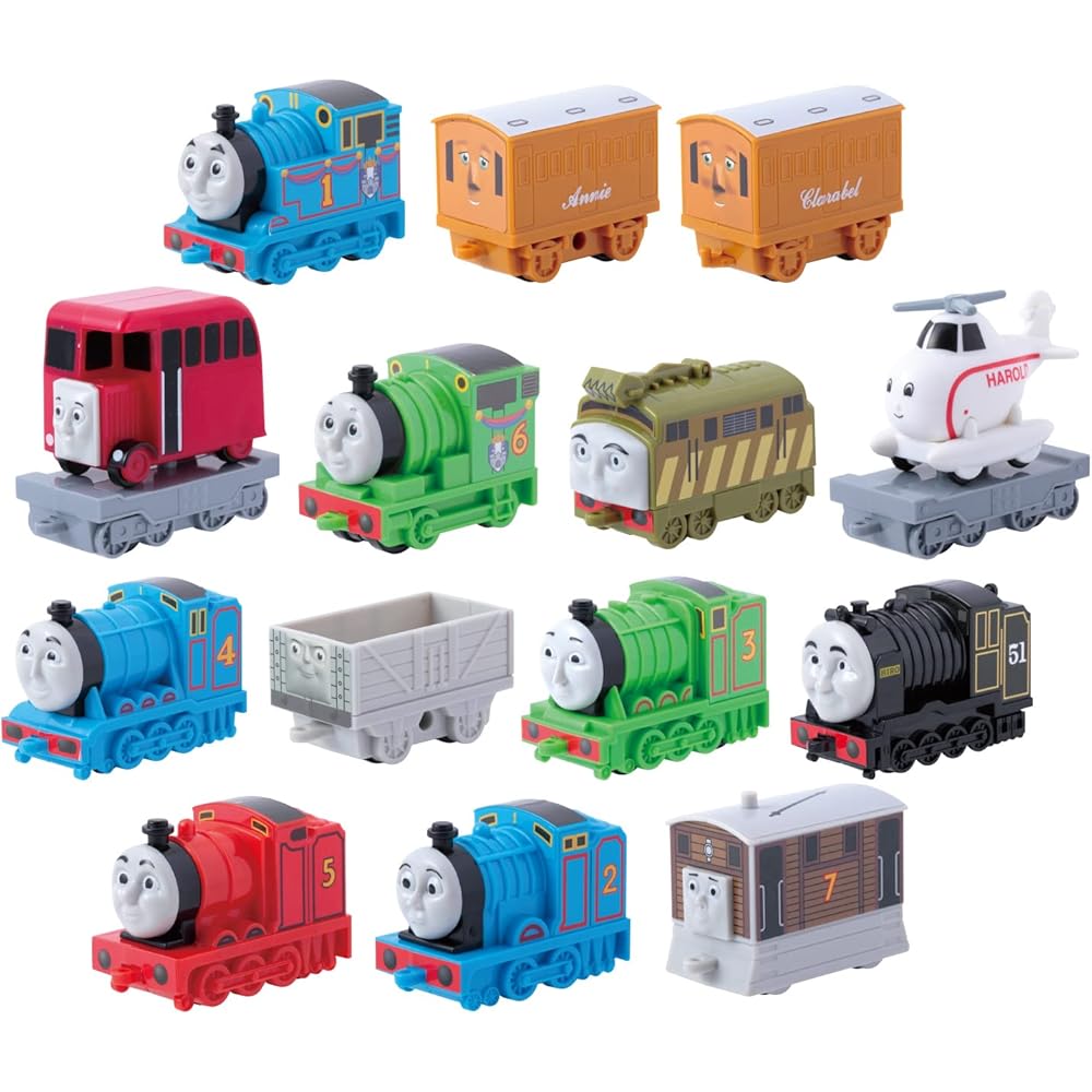 Maruka Thomas & Friends DX Train Set Toy for Ages 3 and Up with Connecting Cars