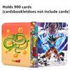 Cards Album Book 400900Pcs Anime Map Letter Holder Binder Action HD Collection Cards Protector Folder Gifts