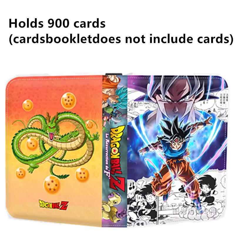 Cards Album Book 400900Pcs Anime Map Letter Holder Binder Action HD Collection Cards Protector Folder Gifts
