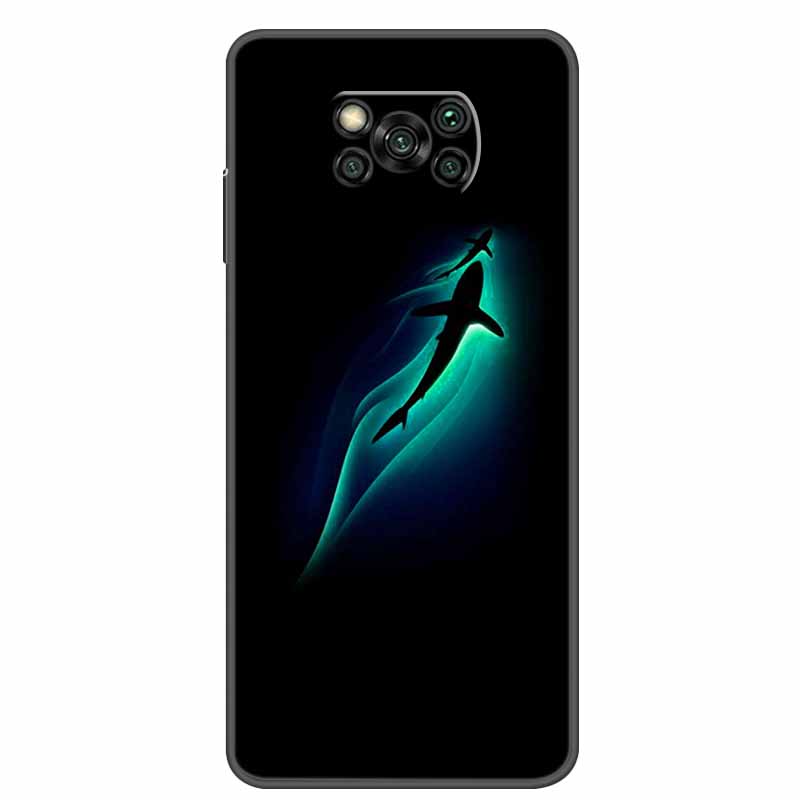 For Xiaomi Poco X3 Pro Case Animal Cat Wolf Soft TPU Phone Cases For Xiaomi Poco X3 NFC Silicone Cover PocoX3 X 3 X3Pro Cartoon