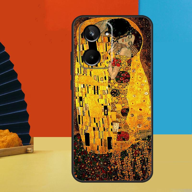 Gustav Klimt Kiss Art For Realme 15 Pro 10 11 12 13 14 Pro Plus GT6 GT7 C51 C53 C55 C61 C63 C65 C67 C71 C75 Case