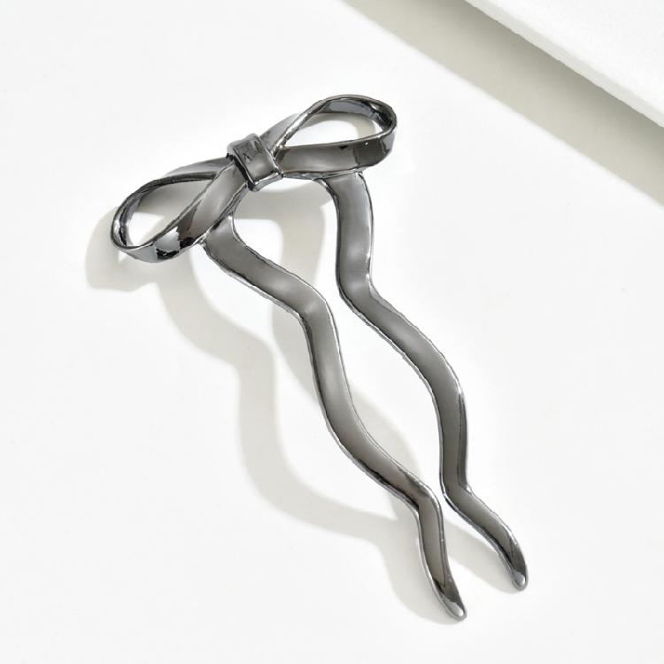 Cultural Chinese Wedding Tassels Headpiece Artisanal Bride Bowknot Headdress for Securing Long Hair and Updos