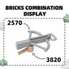 160Pcs/lot 2570 Cross Bow Construction Block Moc Bow Arrow Colour Accessories Works With featuring Brick DO IT YOURSELF Children's Toy Gift Idea Box