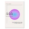 Angel Numbers Gradient Aura Posters and Prints Aesthetic Danish Pastel Canvas Painting Nordic Art Wall Picture Dorm Home Decor