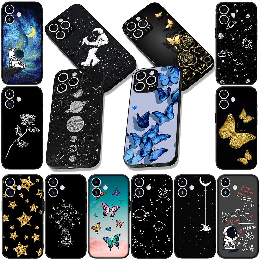 Cover for Xiaomi Redmi Note 13 14 ProPlus A3 Pro Plus 13C Pro+ Note13 Note14 Phone Case Universe Stars Butterfly Sky Astronaut