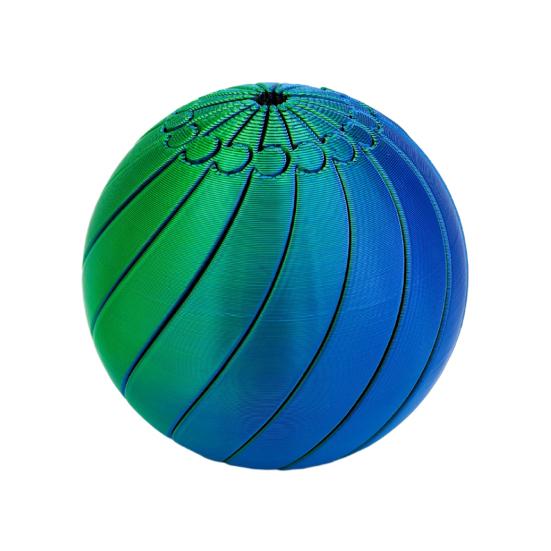 3D-печатная игрушка-антистресс, сенсорный спиннер, шестеренчатая сфера, игрушка-фиджет с эффектом жидкого потока, вращающаяся настольная игрушка для офиса, дома, снятия тревоги и стресса