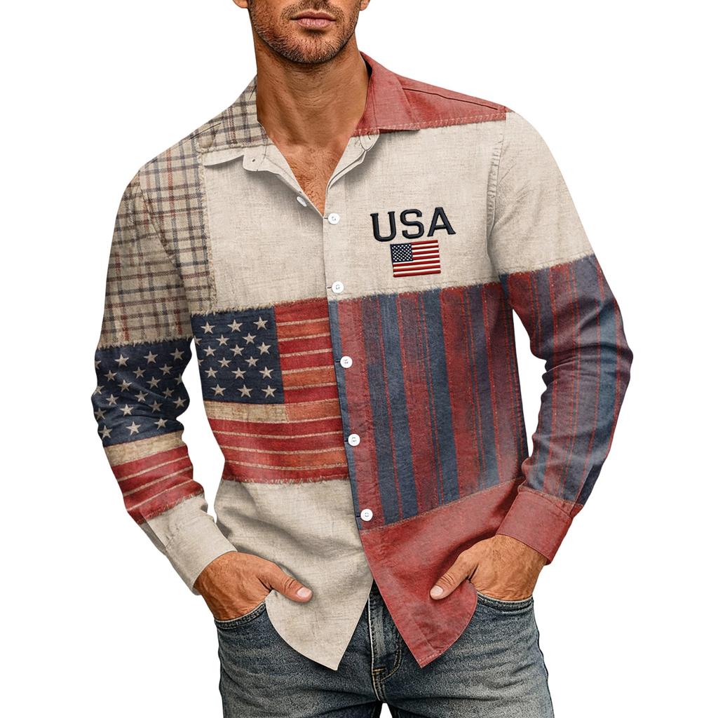 Herren 250. Jubiläum Kurzarmhemd - 1776 - 2026 Amerikanische Flagge T-Shirt