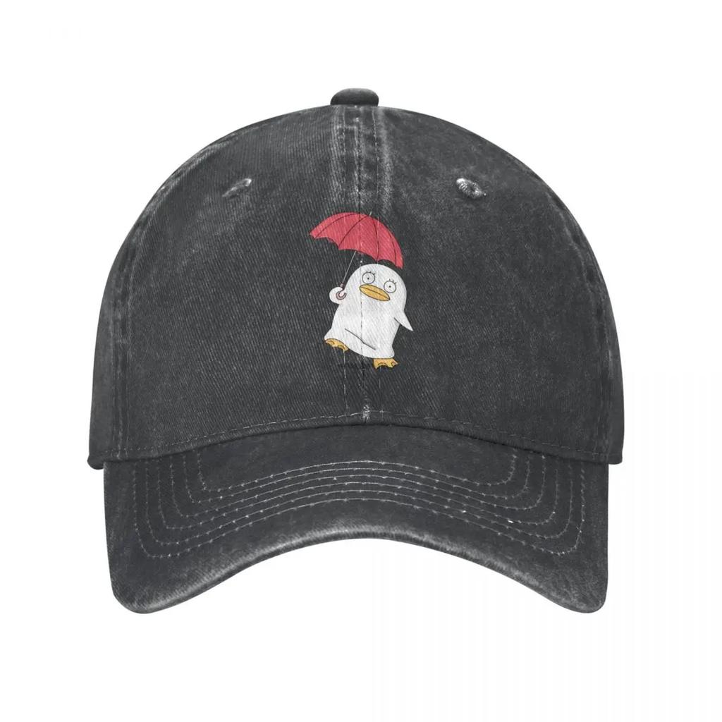 Casual Gintama Baseball Caps Unisex Distressed Denim Washed Sun Cap Anime Outdoor Activities Hats Cap