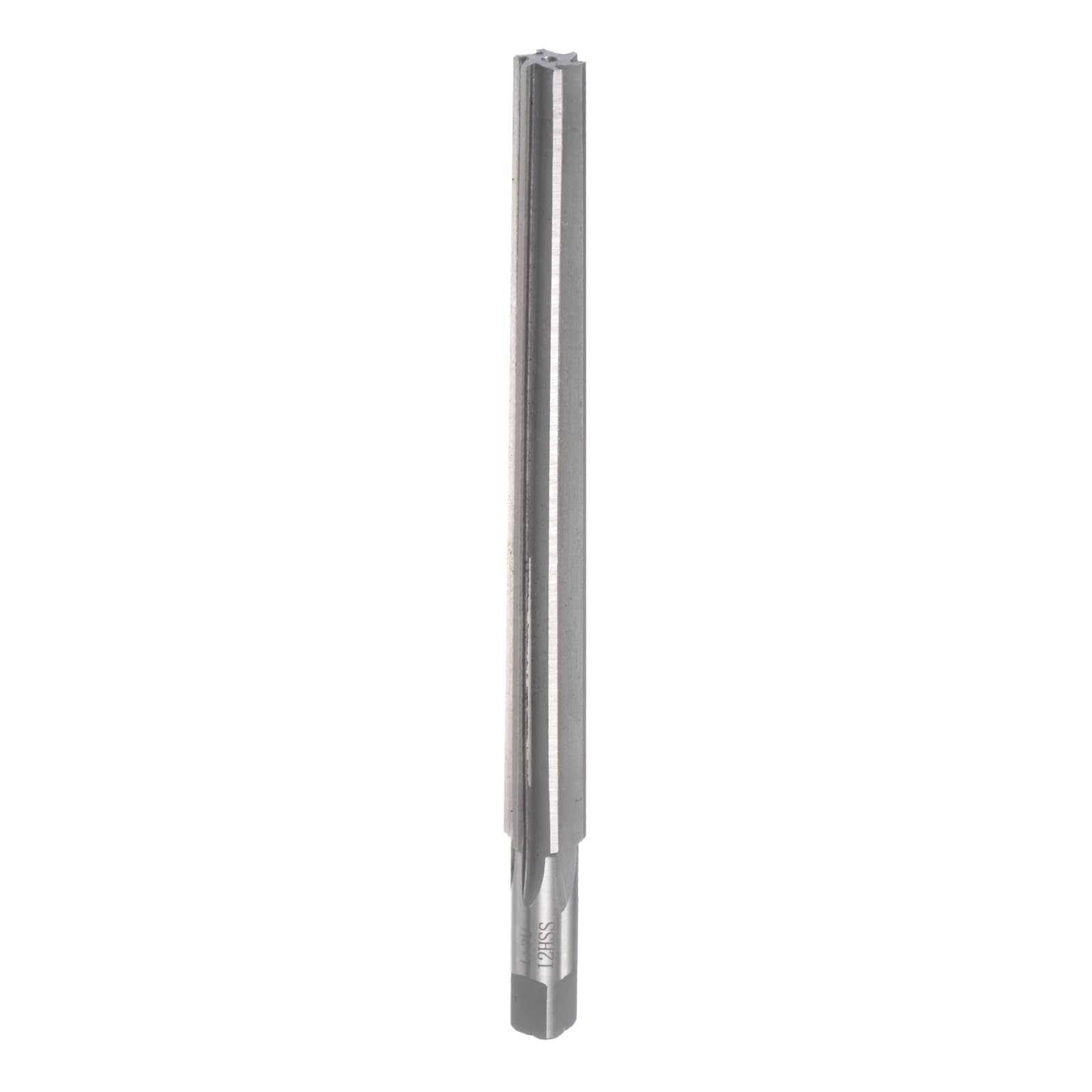 

uxcell Tapered Hand Reamer 12mm Small Large Straight Flute Drill High Speed Steel Slope Pin CN C Metalworking Tool 150, Diameter, 14.8mm Diameter,