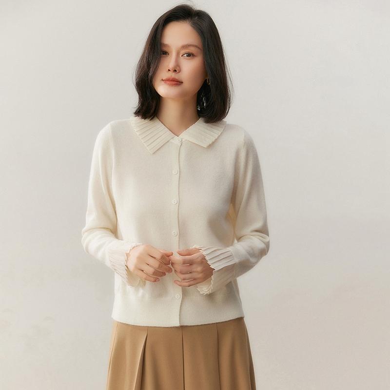 Qinghe 100% Pure Cashmere Women's Sweater - Ultra Soft Luxury Winter Pullover