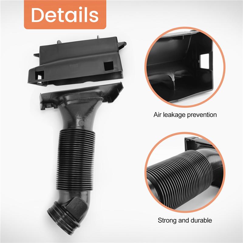 AASS-Car Intake Pipe Modification Air Intake Air Inlet Pipe For Skoda Rapid New Santana Jetta -Polo 2014-2019 1T0805971 чёрный