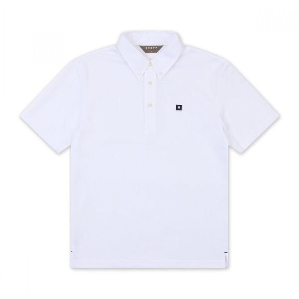 Onoff Men S Short Sleeve Polo Shirt Of9623ga White WHITE/48