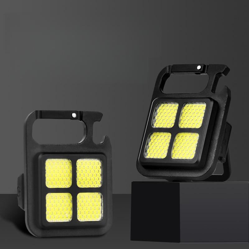 1Pcs Outdoor Portable Work Light High Brightness Cob Led Flashlight Camping Lamp With 500Mah Usb Charging Waterproof