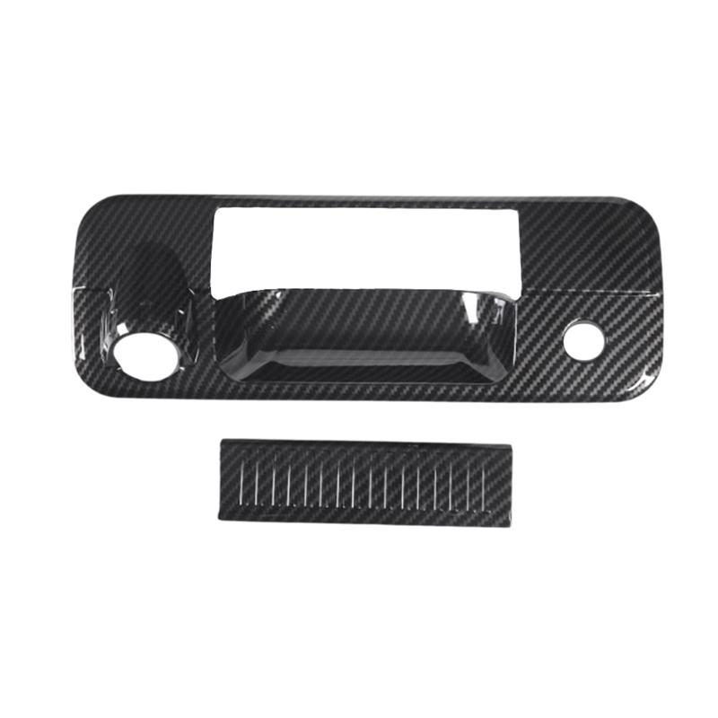 Car Tailgate Handle Bowl Cover Trim Tailgate Handle Cover Sticker Fortoyota 2007-2013 серебряный
