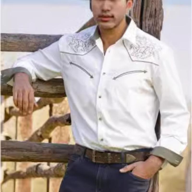 Men's Button  Front Henley Shirt