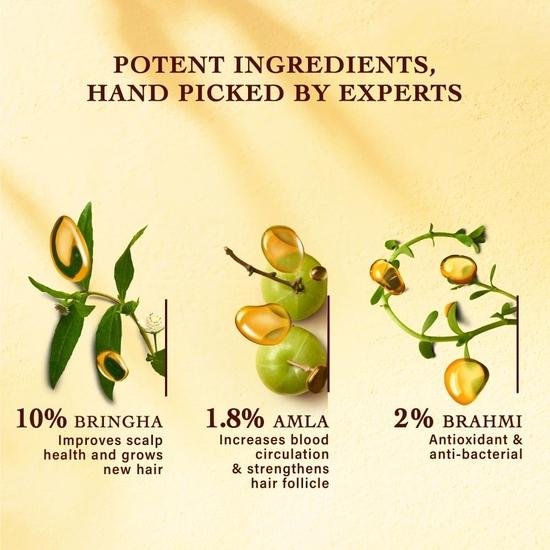Indulekha Bringha Shampoo, Proprietary Ayurvedic Medicine For Hair Fall, Free From Parabens, Synthetic Dyes And Synthetic Perfume, 200ml