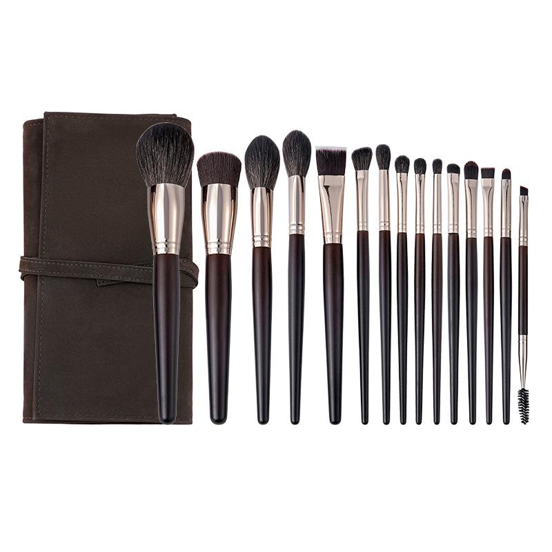12-Piece Mini Portable Makeup Brush Set with Fiber Bristles: Powder & Eyeshadow Brushes, Complete Beauty Tool Kit.