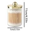 Mini Portable Qtip Holder Leakproof Cotton Swab Ball Storage Box Lightweight Organizer for Travel Camping Bathroom
