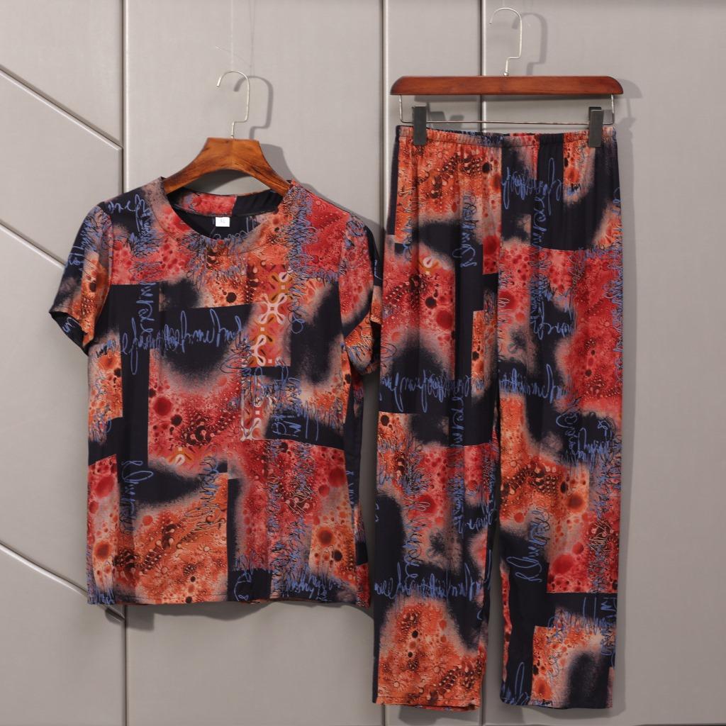 TELLHONEY Женская мода О-образный вырез топы с бантом украшения и брюки на пуговицах — фото 12