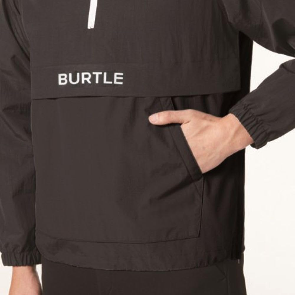 BURTLE Anorak Parka (Unisex) for Fall/Winter, Limited Black, 4054, 35L, Large