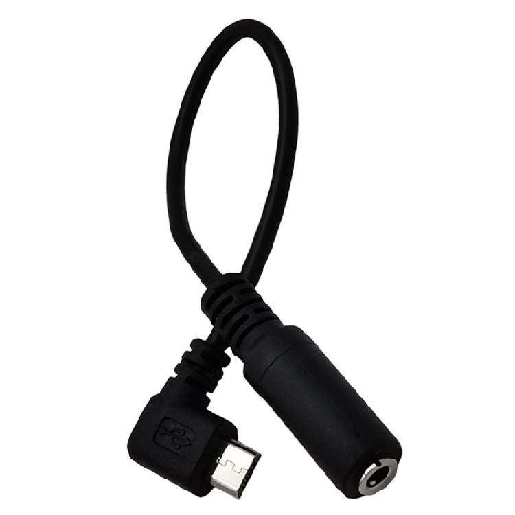 

Аудіоперехідник Micro USB на 3.5мм Jack, кутовий кабель Micro USB Male 1