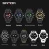 Sanda Tactical Luminous Waterproof Mountaineering Watch for Men - Multifunctional and Sporty