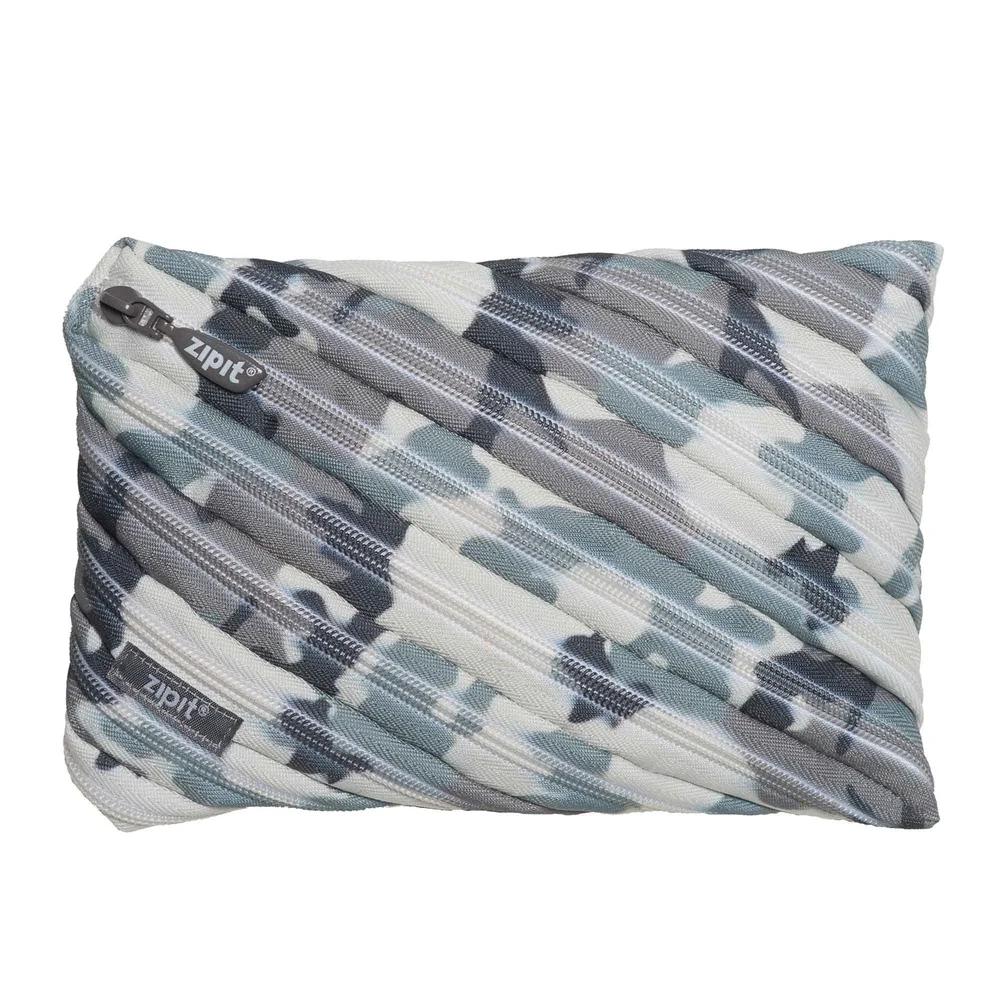 

Large Camo Pencil Case Jumbo Storage Bag Polyester One Zipper Design Washable Organizer Perfect School Supplies and Personal United States
