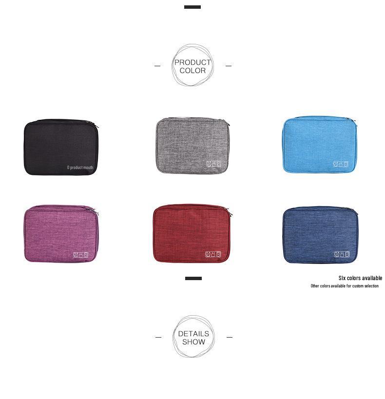 Digital Multi-Layer Storage Bag for Cables, Power Banks & Earphones