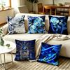 Shadow Milk Cookie Cookie Run Kingdom Dark Jester Game Pillow Case Square DoubleSided Sofa Cushion Cover Bedroom Bedside Pillow
